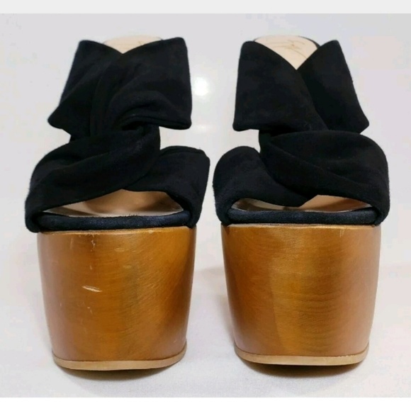 Giuseppe Zanotti Platform Heels, Black Suede, 40 - Picture 5 of 8